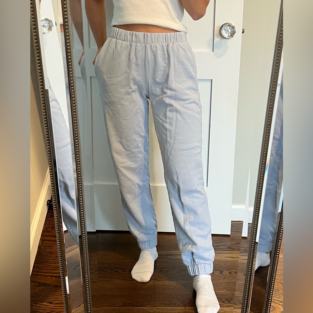 BRANDY MELVILLE Baby Blue Sweatpants